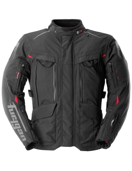 Chaqueta Furygan Challenger 3C Primaloft | Negro y rojo