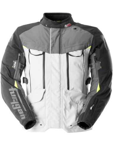 Chaqueta Furygan Challenger 3C Primaloft | Negro-perla-antracita-amarillo neón