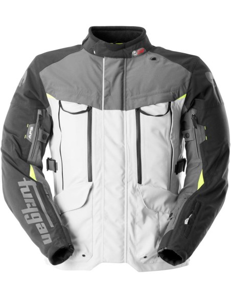 Chaqueta Furygan Challenger 3C Primaloft | Negro-perla-antracita-amarillo neón