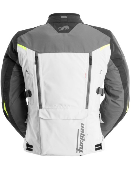Chaqueta Furygan Challenger 3C Primaloft | Negro-perla-antracita-amarillo neón