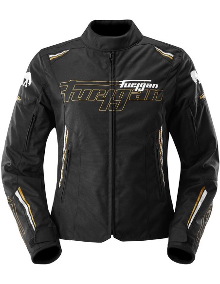 Chaqueta Furygan Agata | Negro-blanco-oro