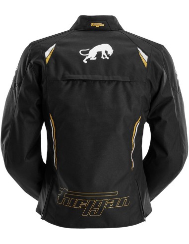 Chaqueta Furygan Agata | Negro-blanco-oro