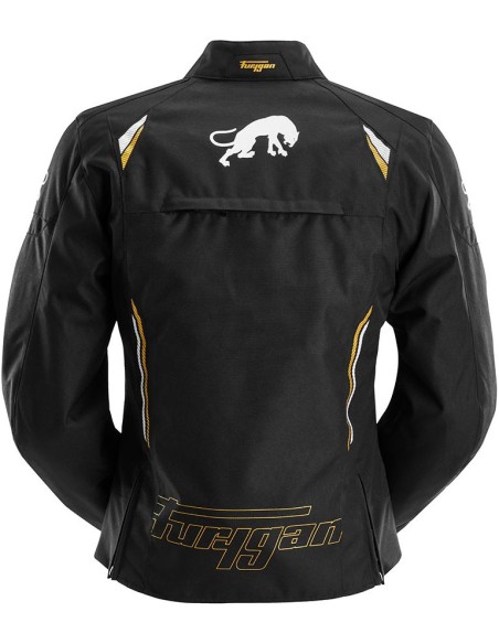 Chaqueta Furygan Agata | Negro-blanco-oro