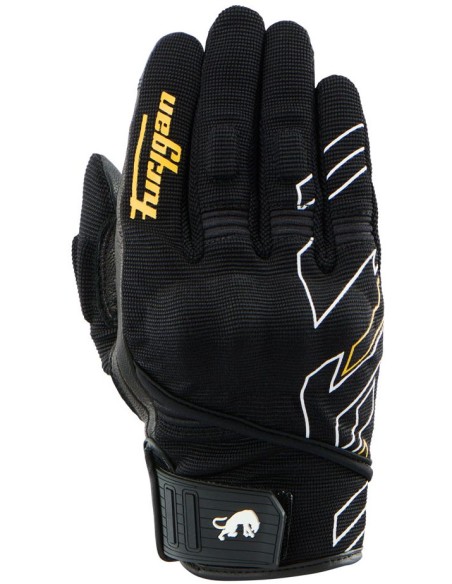 Guantes Furygan Jet Neon D30 Lady | Negro-blanco-oro