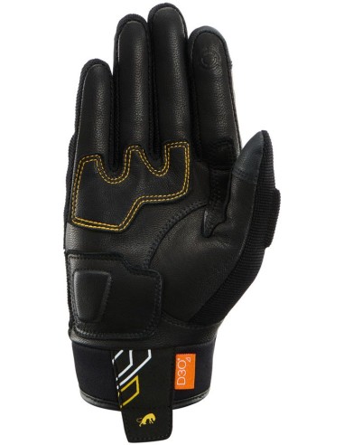 Guantes Furygan Jet Neon D30 Lady | Negro-blanco-oro