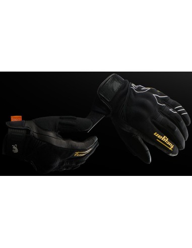 Guantes Furygan Jet Neon D30 Lady | Negro-blanco-oro