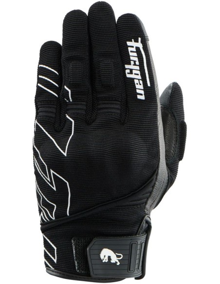 Guantes Furygan Jet Neon D30 Lady | Negro y blanco