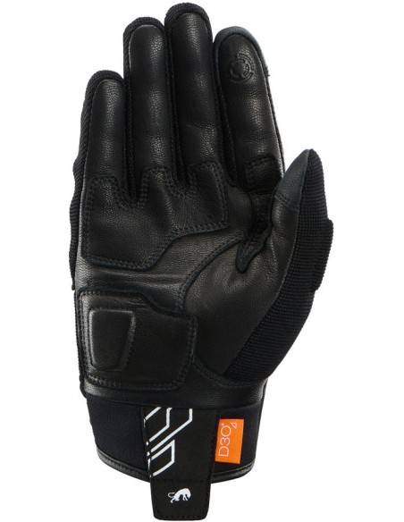 Guantes Furygan Jet Neon D30 Lady | Negro y blanco