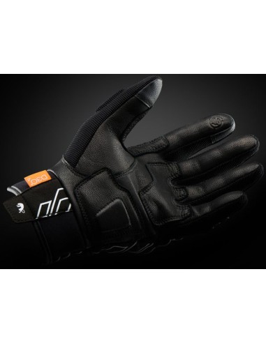Guantes Furygan Jet Neon D30 Lady | Negro y blanco