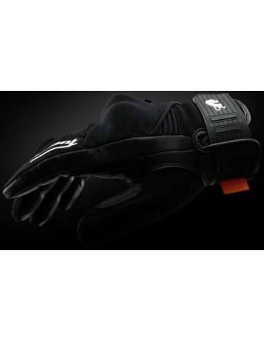 Guantes Furygan Jet Neon D30 Lady | Negro y blanco