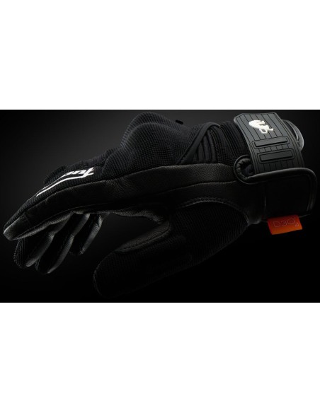 Guantes Furygan Jet Neon D30 Lady | Negro y blanco