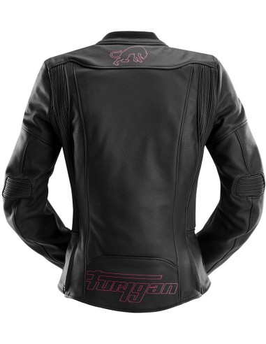 Chaqueta Furygan Romy | Negro y rosa