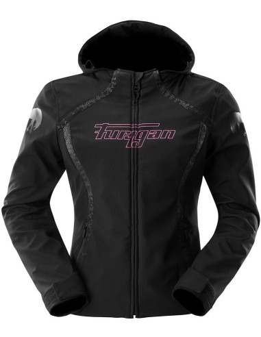Chaqueta Furygan Skye Lady | Negro y rosa