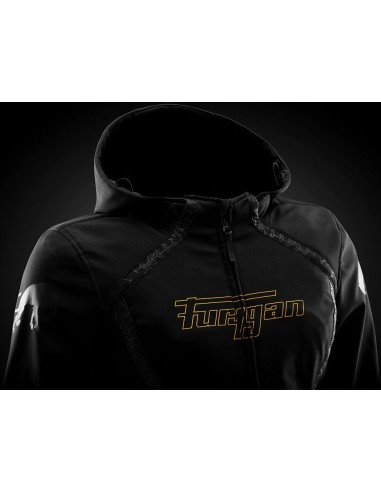 Chaqueta Furygan Skye Lady | Negro y oro