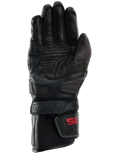 Guantes Furygan Styg15 Vented | Negro y rojo