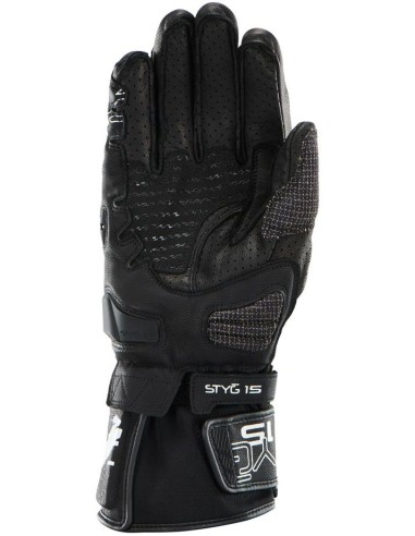 Guantes Furygan Styg15 Vented | Negro y blanco