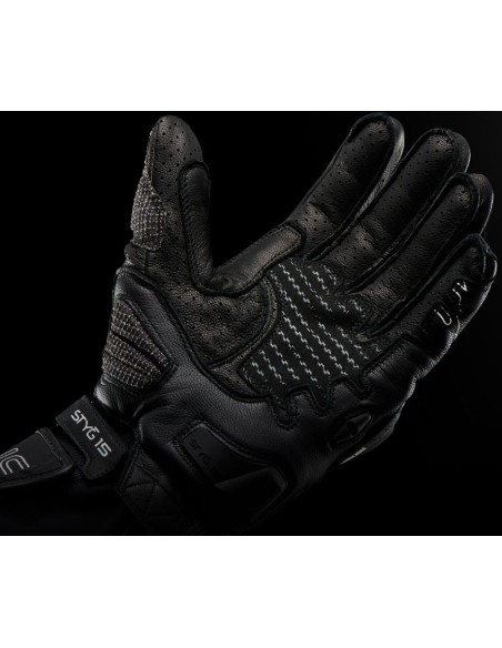 Guantes Furygan Styg15 Vented | Negro y blanco