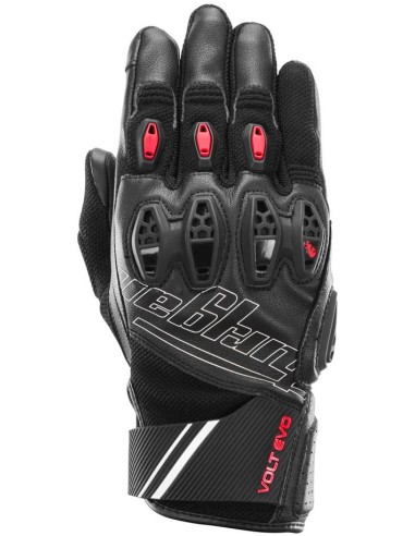 Guantes Furygan Volt Evo | Negro-blanco-rojo
