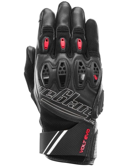 Guantes Furygan Volt Evo | Negro-blanco-rojo