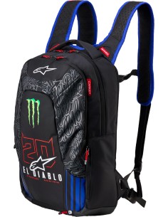 Mochila Alpinestars FQ20 City Hunter V2 Monster | Negro-rojo fluor-azul-verde