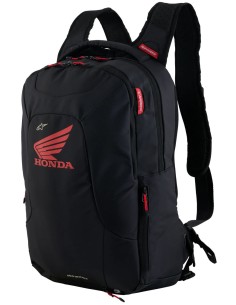 Mochila Alpinestars Honda City Hunter V2 | Negro y rojo brillante