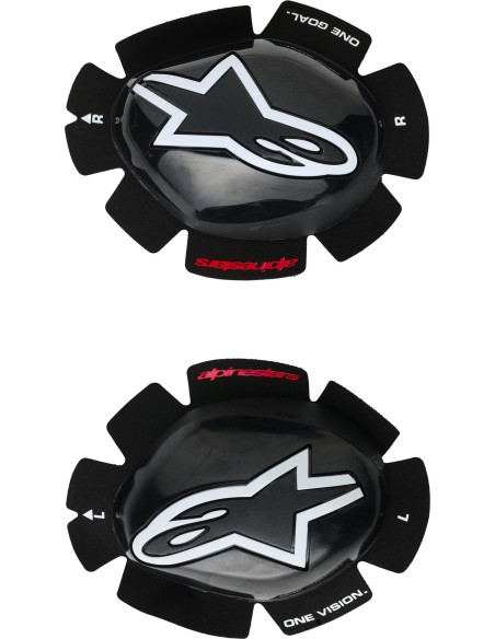 Deslizadera Rodilla Alpinestars GP Tech | Negro y blanco
