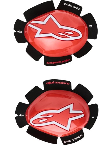 Deslizadera Rodilla Alpinestars GP Tech | Rojo y blanco