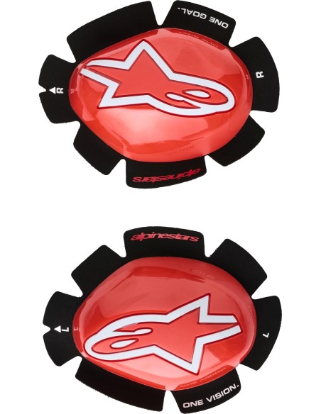 Deslizadera Rodilla Alpinestars GP Tech | Rojo y blanco