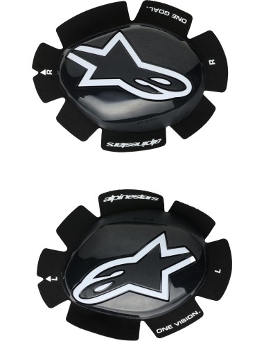 Deslizadera Rodilla Alpinestars GP Plus | Negro y blanco