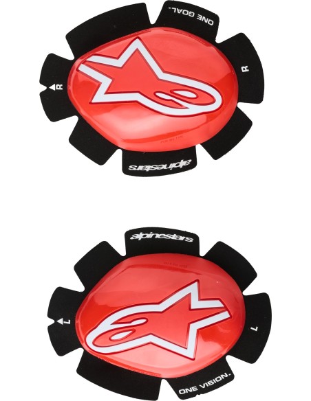 Deslizadera Rodilla Alpinestars GP Plus | Rojo y blanco