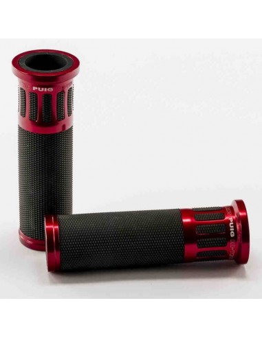 Puños Puig Hi-Tech Racing Rojo