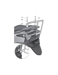 Soporte Trasero Shad Kymco Super Dink 125 / 300 (09-15)