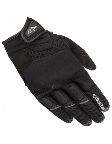 Guantes Alpinestars Atom Negros y amarillos fluor
