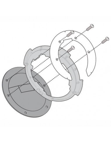 Kit Tanklock Givi BF09 Ducati Monster 696 / 796 / 1100 (08-14)