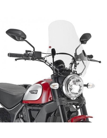 Cúpula transparente Givi 7407A Ducati Scrambler 800 / 400 (15-19)