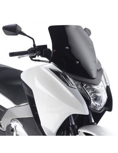 Para-brisa Givi D1109B Preto Brilhante para Honda Integra 700 / 750 (12-17)