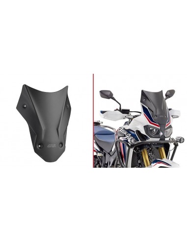 Cúpula Negra Mate Givi D1144BO Honda CRF 1000 L Africa Twin (16-)