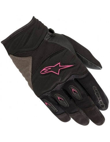 Guantes Alpinestars Stella Shore Negros y Fucsia Guantes Alpinestars Stella Shore Negros y Fucsia
