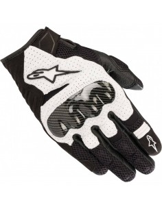 Luvas Alpinestars SMX-1 Air V2 - Preto e branco