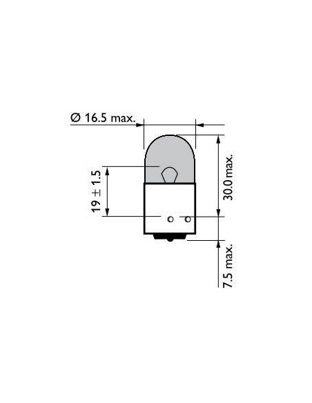 Lámpara Philips de intermitente RY10W