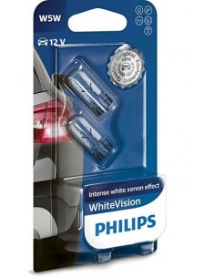 Lâmpada Philips All Crystal WhiteVision 12V5W W5W