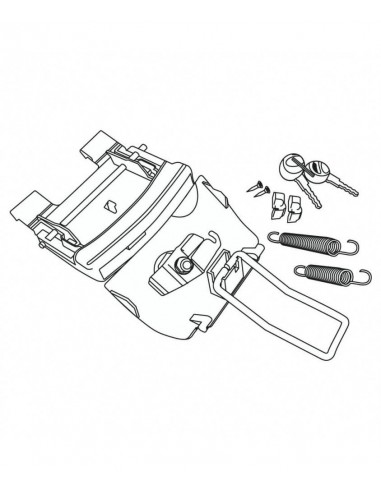 Cerradura Baul Shad SH46 - D1B46MAR
