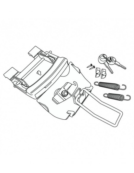 Fechadura de porta-malas Shad SH46