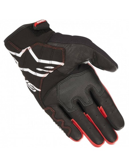 Guantes Alpinestars SMX-2 Air Carbon V2 Honda | Negro y rojo