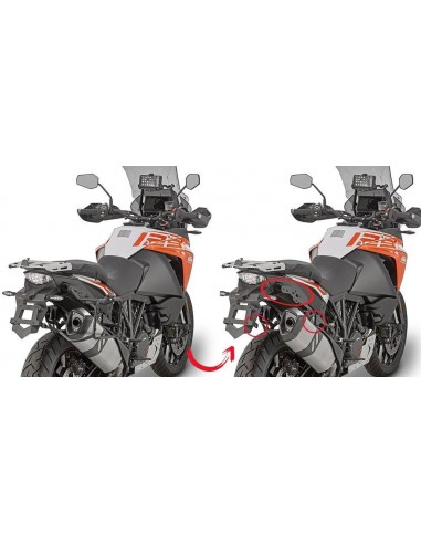 Suporte lateral para alforges Givi PLR7706 para...