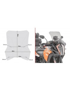 Para-brisa fumê Givi D7706S KTM 1290 Super Adventure...