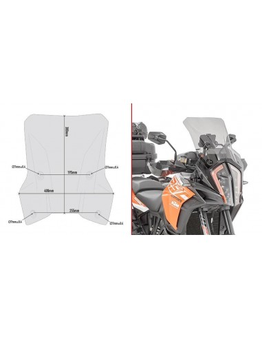 Cúpula Ahumada Givi D7706S KTM 1290 Super Adventure (17-18)