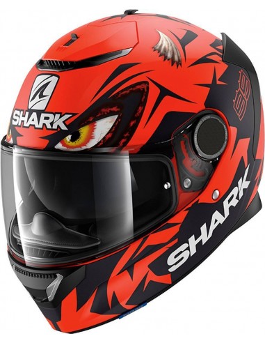 Casco Shark Spartan 1.2 Réplica Lorenzo Austrian GP | Mate - Rojo - negro - rojo Casco Shark Spartan 1.2 Réplica Lorenzo Austrian GP | Mate - Rojo - negro - rojo