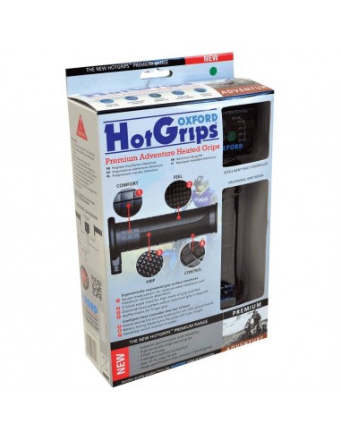 Puños Calefactables Oxford Adventure Premium OF690 con interruptor V8