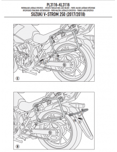 Porta Maletas Lateral Givi PL3116 Suzuki V-Strom 250 (17-)